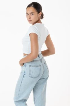 43035 - Cap Sleeve Baby Rib Crop Top 37 43035 - Cap Sleeve Baby Rib Crop Top -Tops Zone white stephanie14