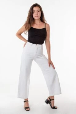RBDW09GD - High Waisted Wide Leg Jean 13 RBDW09GD - High Waisted Wide Leg Jean -Tops Zone white tatiana 1