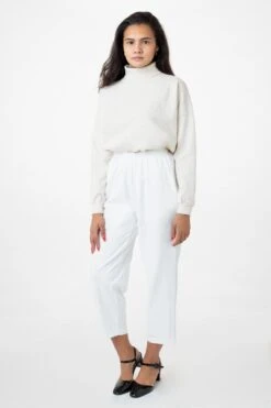 1215GD - Heavy Jersey Garment Dye Casual Pants -Tops Zone whitef