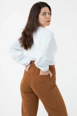 TX407GD Unisex - Long Sleeve Heavy Thermal Crew Neck -Tops Zone wht2 fixSTEPH